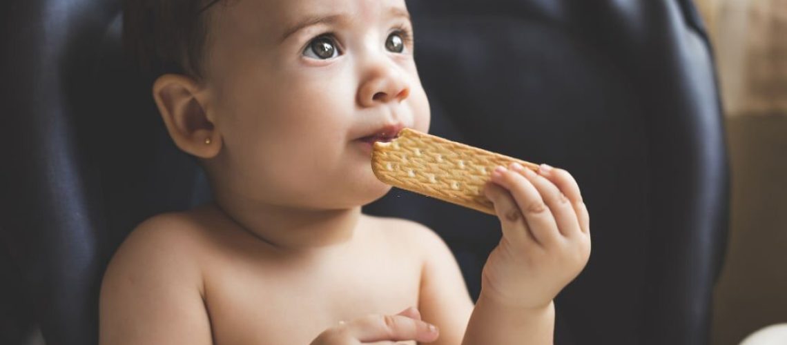 Baby, Caucasian Ethnicity, Eating, Hand, Human Face