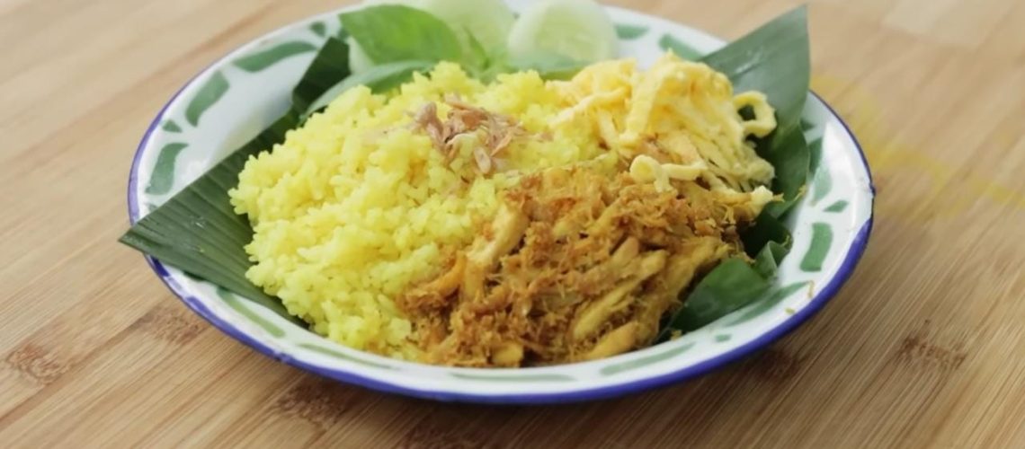 RESEP NASI KUNING RICE COOKER AYAM SUWIR